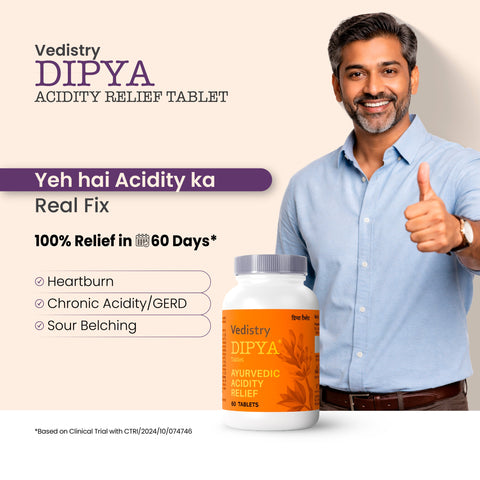 Dipya Acidity Relief Tablets for Acid Reflux, Heartburn & GERD
