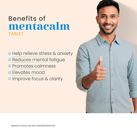 Mentacalm Tablets for Stress & Anxiety Relief