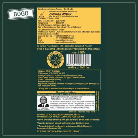 Sug-Rodhi: Spray Based External Use Liquid for Wellness